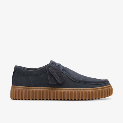 Torhill Lo Navy Suede - Clarks Men