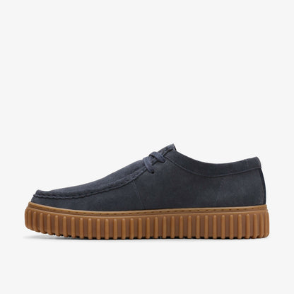 Torhill Lo Navy Suede - Clarks Men