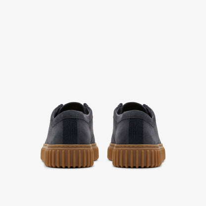 Torhill Lo Navy Suede - Clarks Men