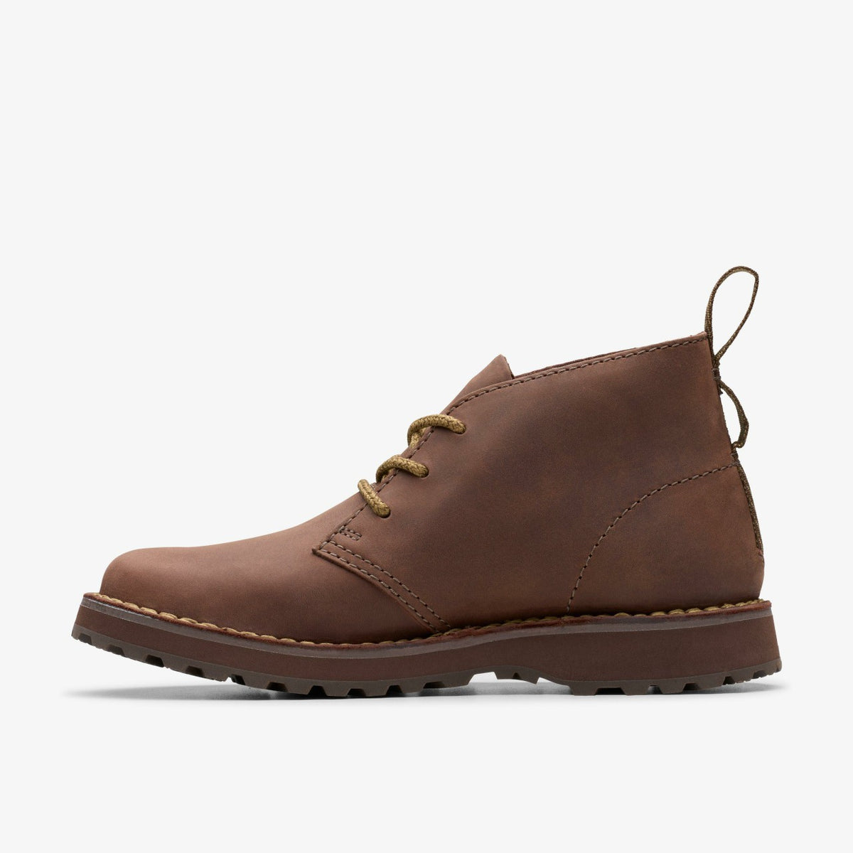 Solsbury Desert Boot Dark Brown Leather - Clarks Men