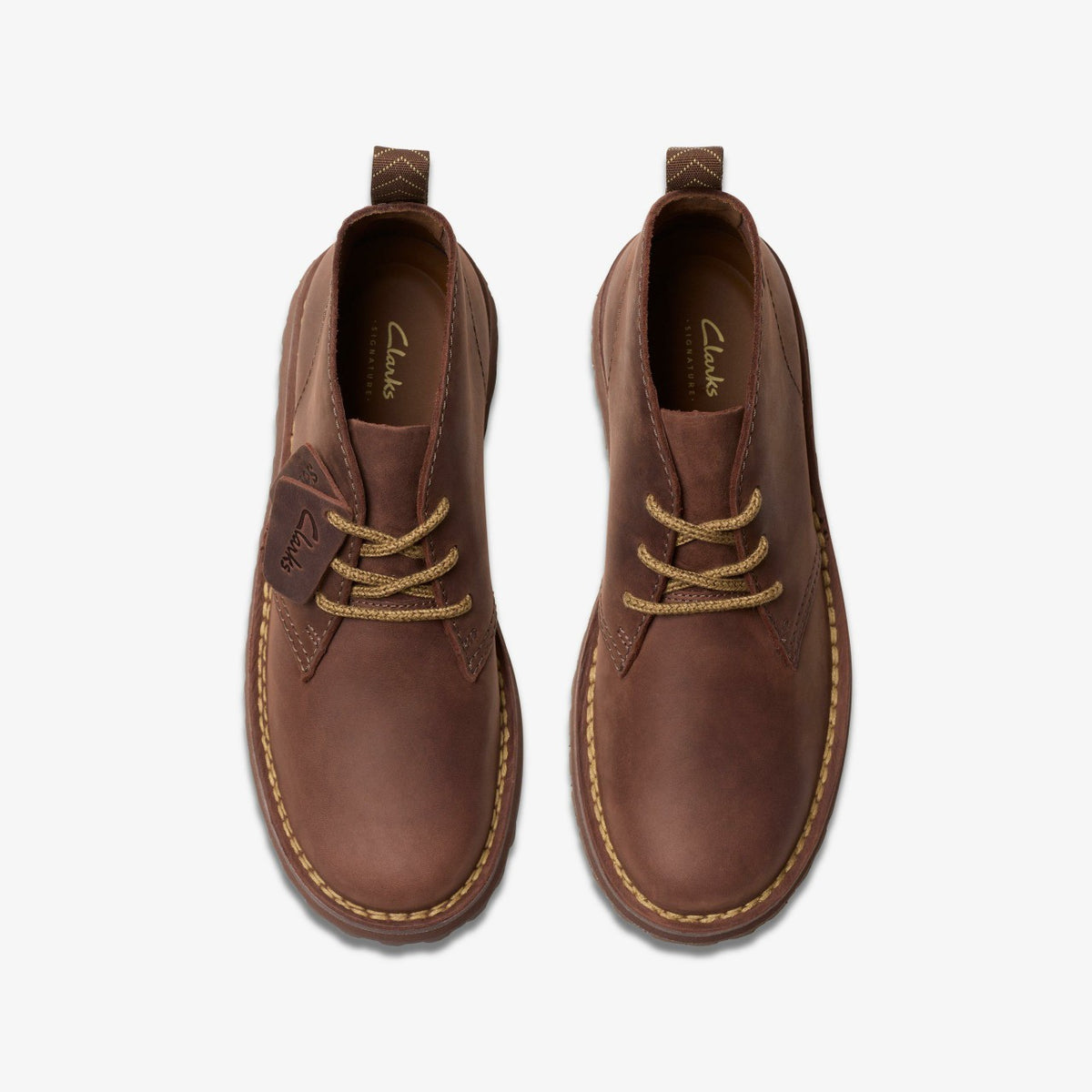 Solsbury Desert Boot Dark Brown Leather - Clarks Men