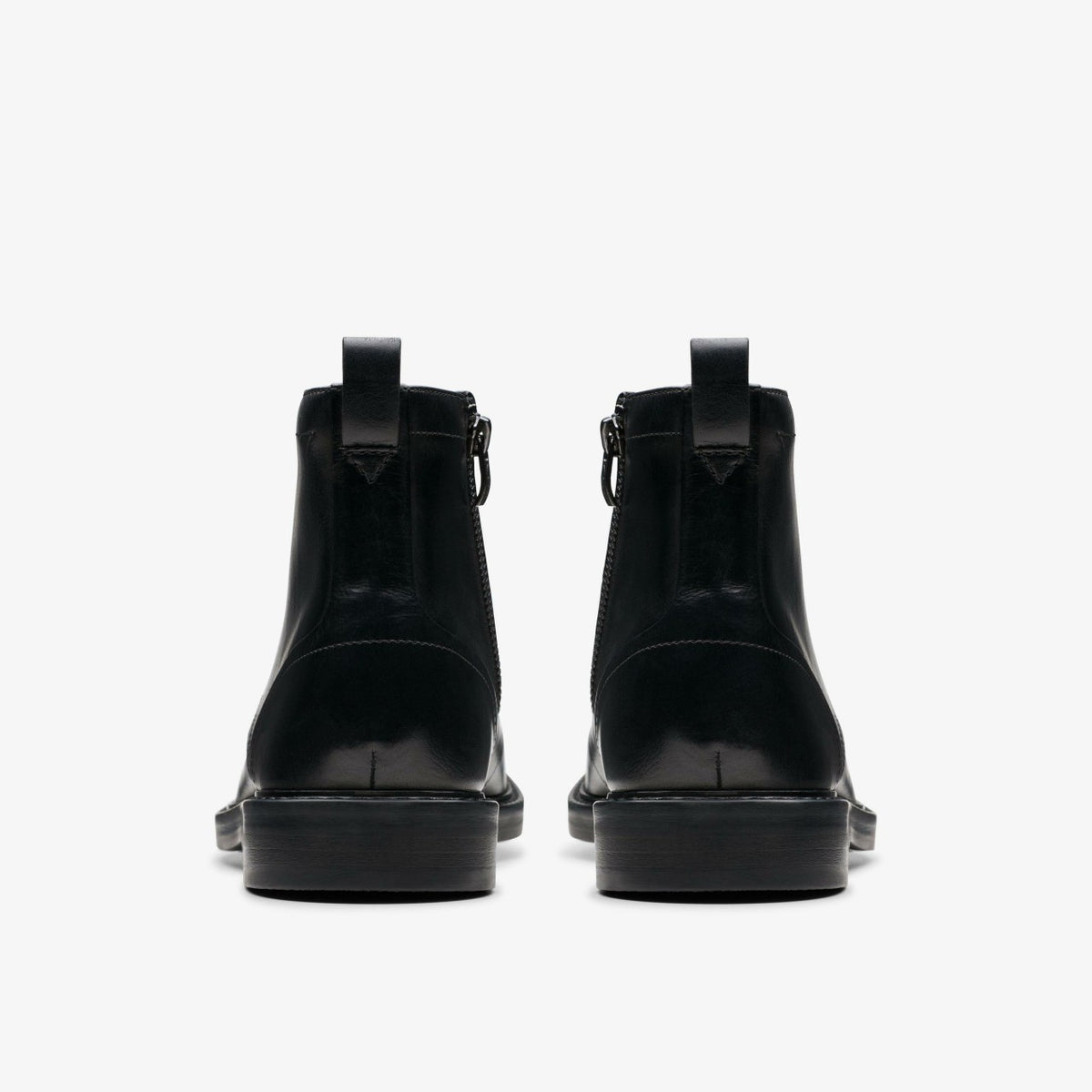 Aldwin Cap Black Leather - Clarks Men