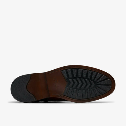 Aldwin Cap Mid Tan Leather - Clarks Men