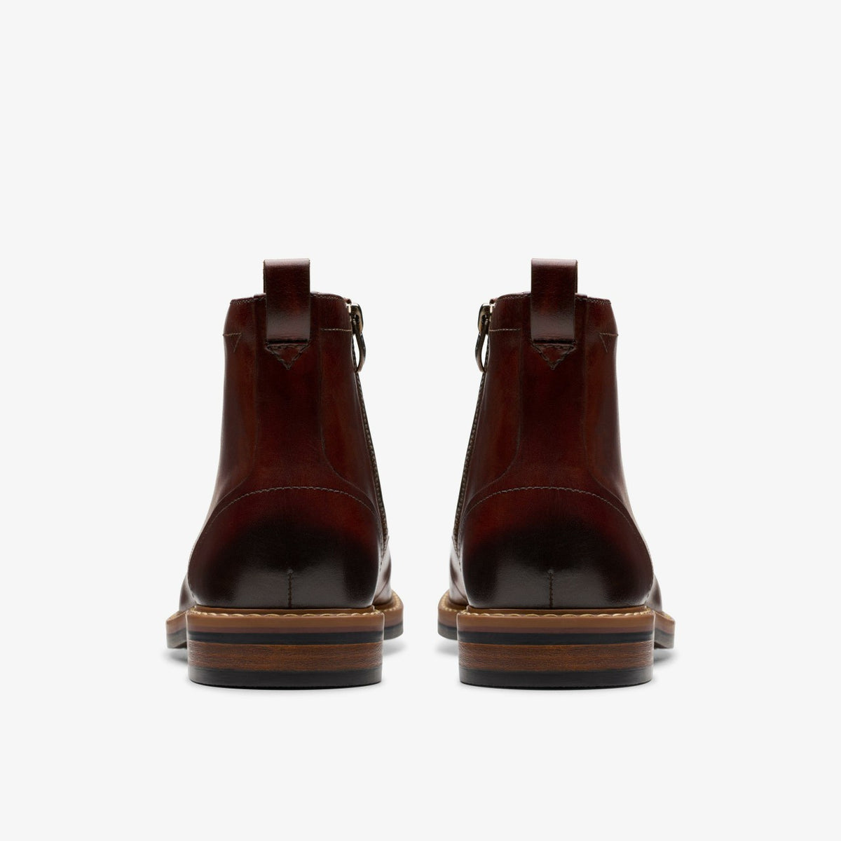 Aldwin Cap Mid Tan Leather - Clarks Men