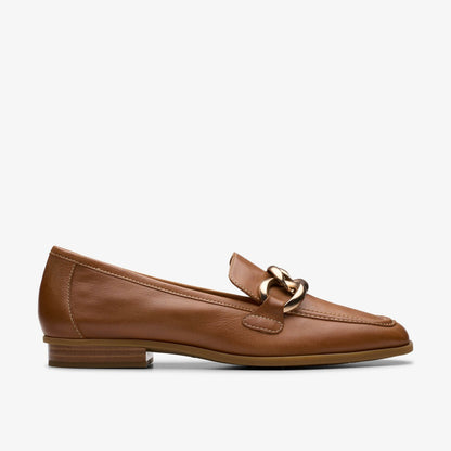 Sarafyna Iris Loafer Tan Leather - Clarks Women