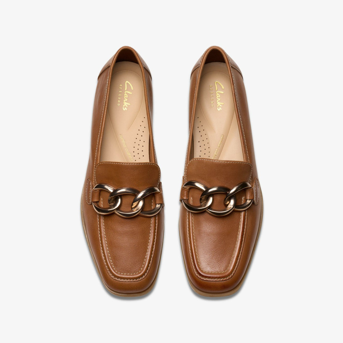Sarafyna Iris Loafer Tan Leather - Clarks Women