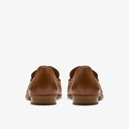 Sarafyna Iris Loafer Tan Leather - Clarks Women