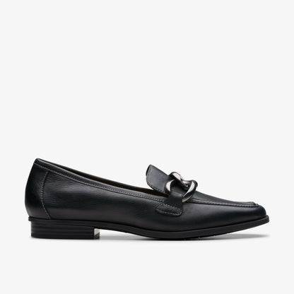 Sarafyna Iris Loafer Black Soft - Clarks Women
