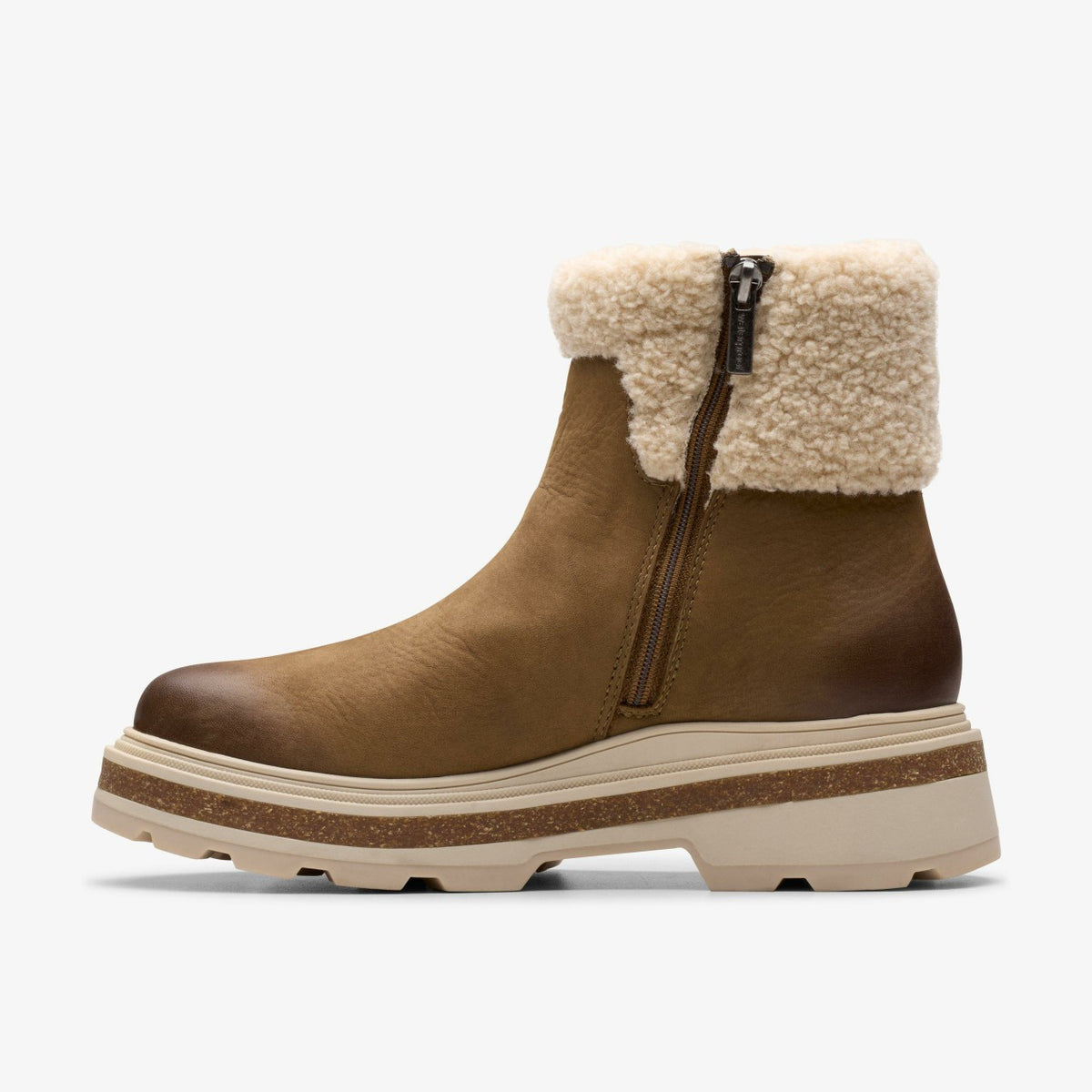 Hencroft Madi Waterproof Dark Sand Warmlined - Clarks Women