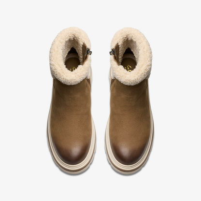 Hencroft Madi Waterproof Dark Sand Warmlined - Clarks Women
