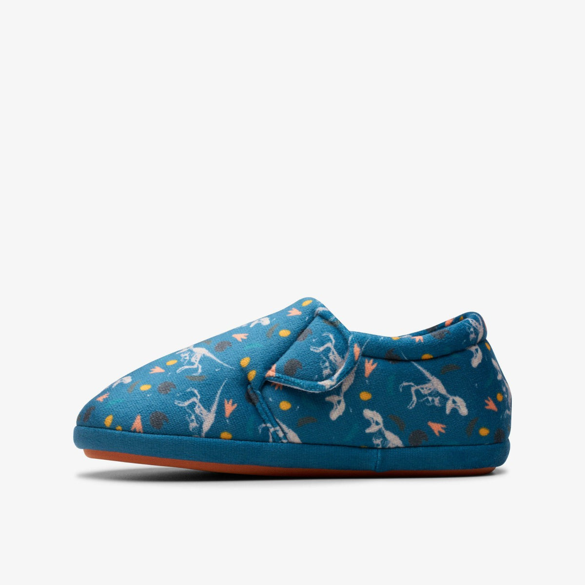 Fluffy Snug Kid Blue Print - Clarks Kids