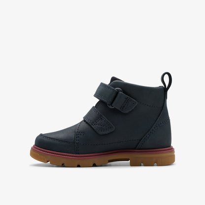 Lorcam Hi Toddler Navy - Clarks Kids
