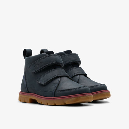 Lorcam Hi Toddler Navy - Clarks Kids