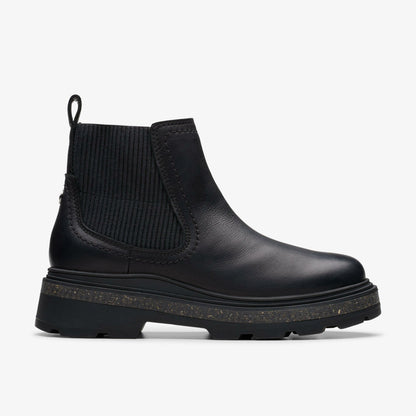 Hencroft Step Waterproof Black Leather - Clarks Women
