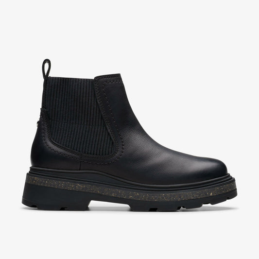 Hencroft Step Waterproof Black Leather - Clarks Women