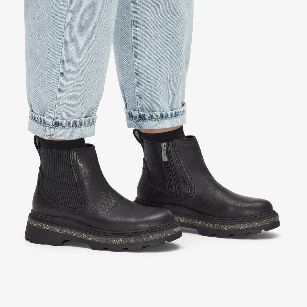 Hencroft Step Waterproof Black Leather - Clarks Women