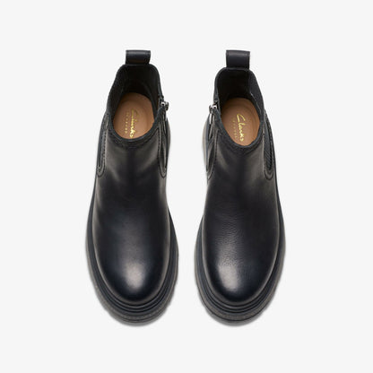 Hencroft Step Waterproof Black Leather - Clarks Women