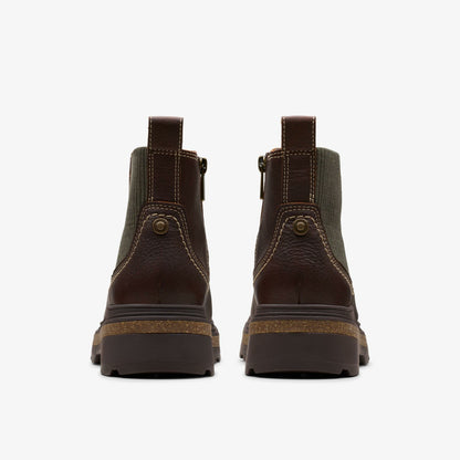 Hencroft Step Waterproof Brown Leather - Clarks Women