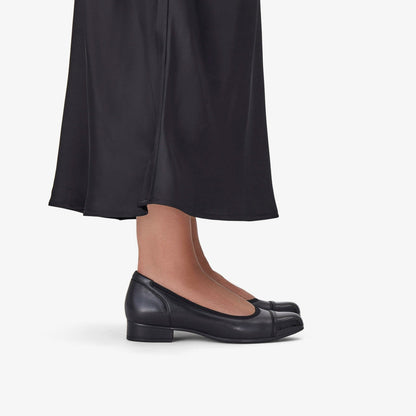 Krystine May Black Leather - Clarks Women