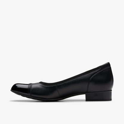 Krystine May Black Leather - Clarks Women