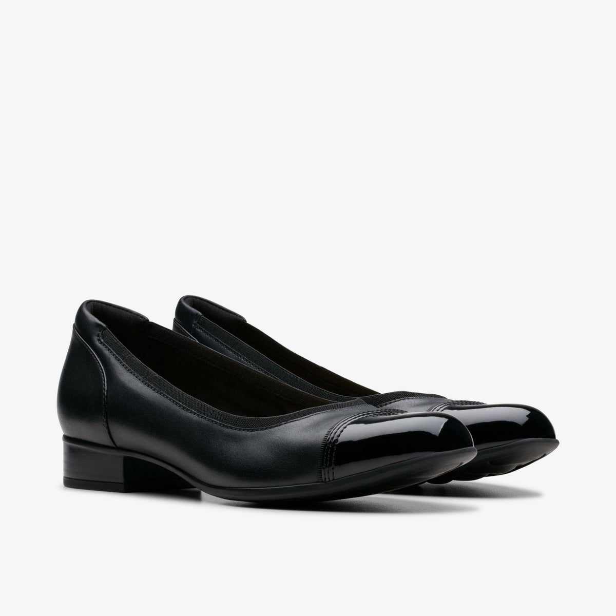 Krystine May Black Leather - Clarks Women