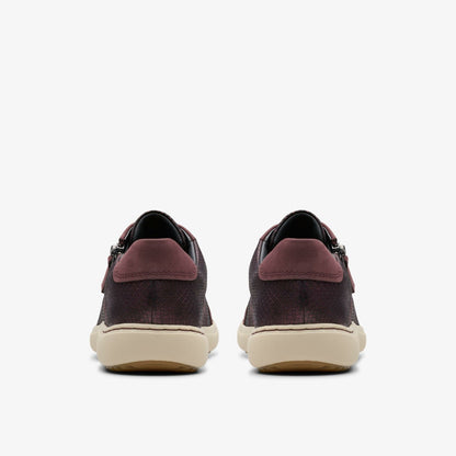 Nalle Lace Wine Interest Leather - Clarks Women