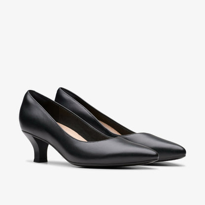 Kepley Vine Black Leather - Clarks Women