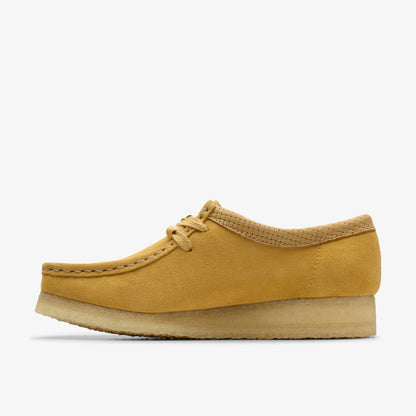 Wallabee Golden Tan Suede - Clarks Women
