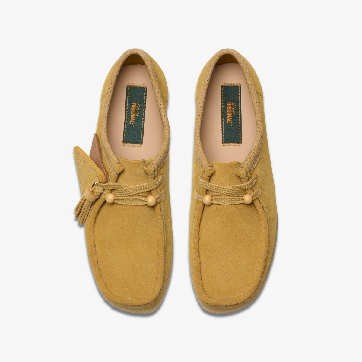 Wallabee Golden Tan Suede - Clarks Women