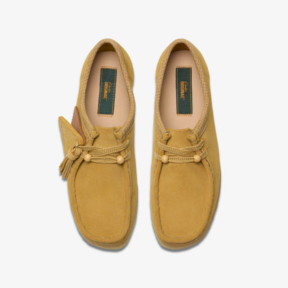 Wallabee Golden Tan Suede - Clarks Women