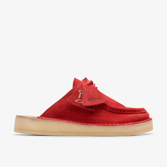 Desert Nomad Mule Red Suede - Clarks Women