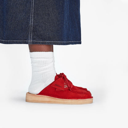 Desert Nomad Mule Red Suede - Clarks Women