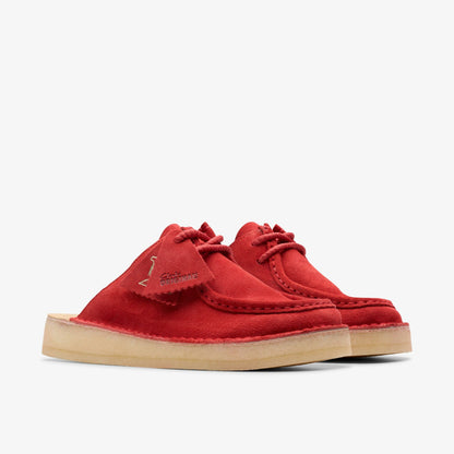 Desert Nomad Mule Red Suede - Clarks Women