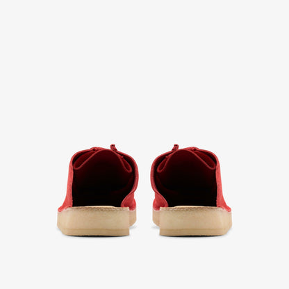 Desert Nomad Mule Red Suede - Clarks Women