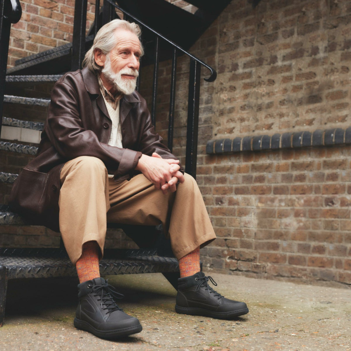 Mapstone Hi GORE-TEX Black Warmlined Leather - Clarks Men