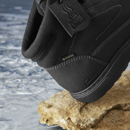 Mapstone Hi GORE-TEX Black Warmlined Leather - Clarks Men