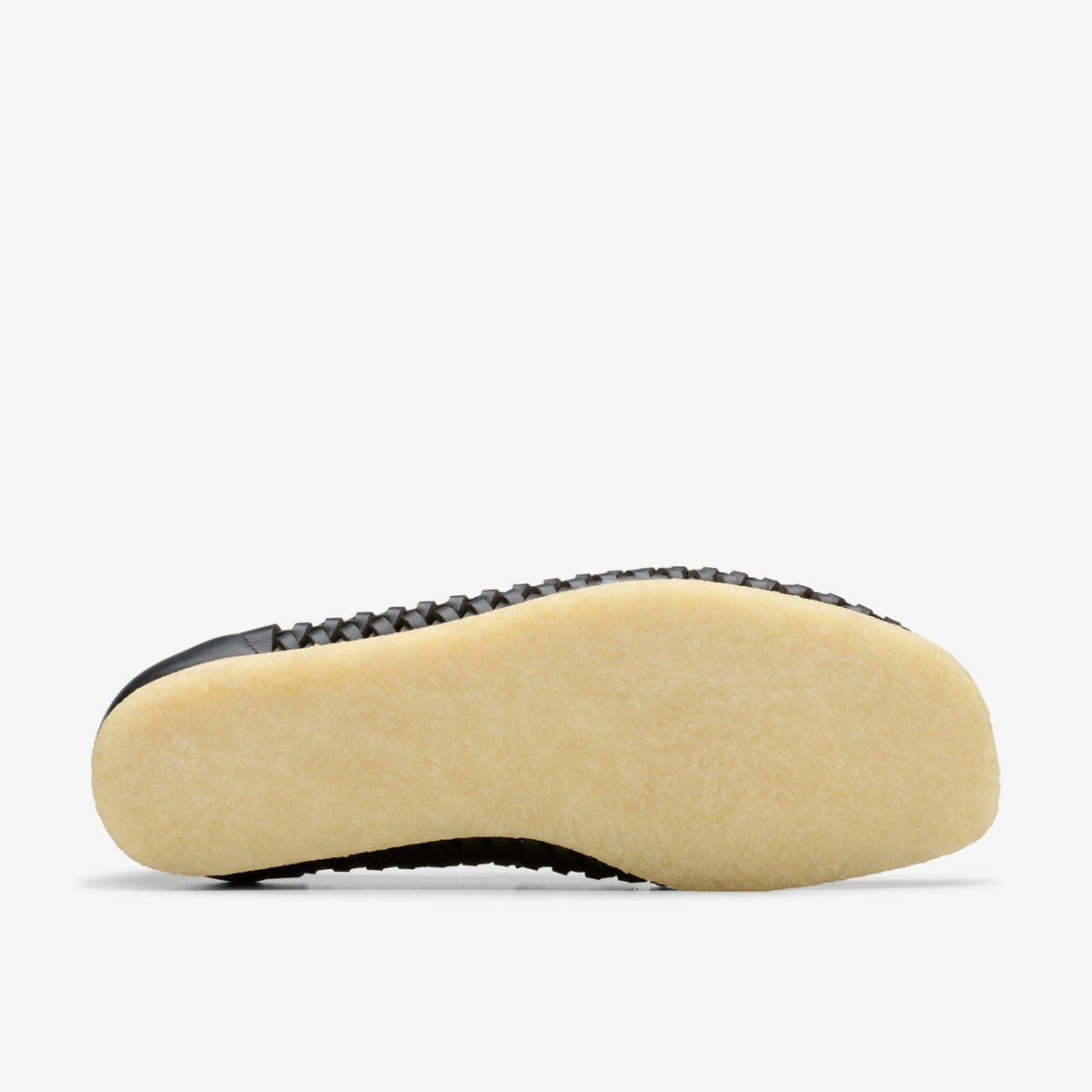 Wallabee Penny Weave Black Leather - Clarks Men