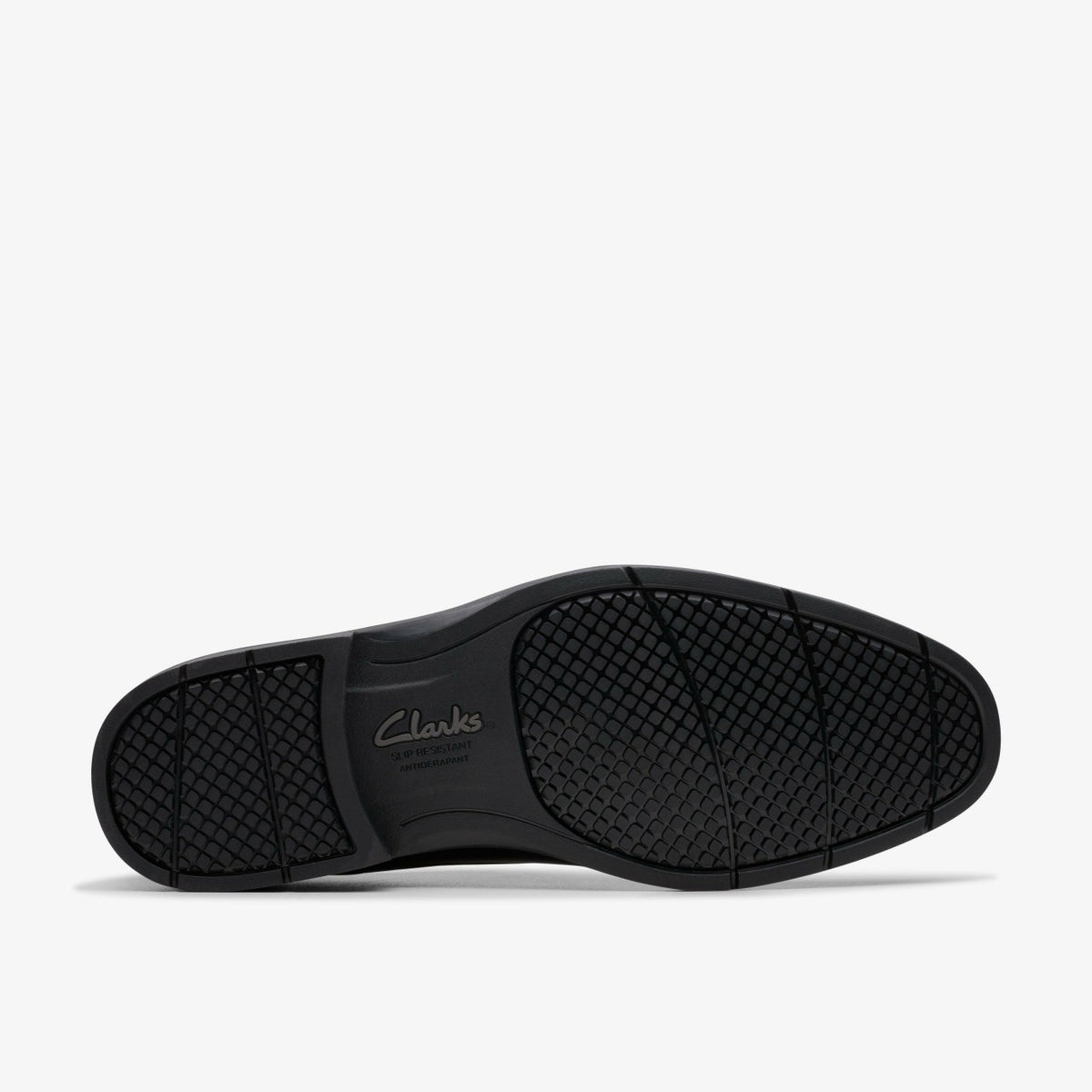 Eldredge Plain Black Leather - Clarks Men