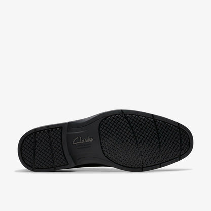 Eldredge Plain Black Leather - Clarks Men