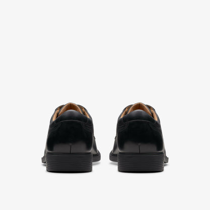 Eldredge Plain Black Leather - Clarks Men
