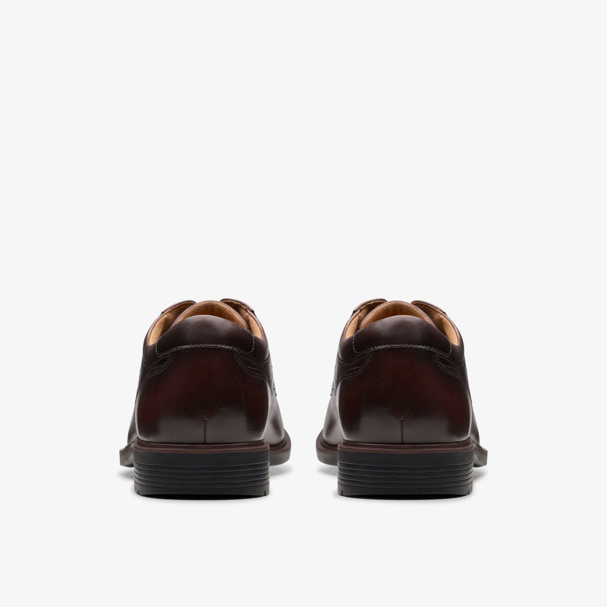 Eldredge Plain Dark Brown Leather - Clarks Men