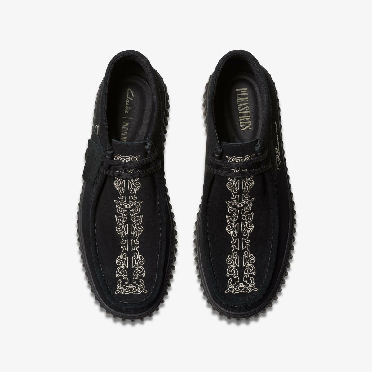 Torhill Woven Black Suede - Clarks Men