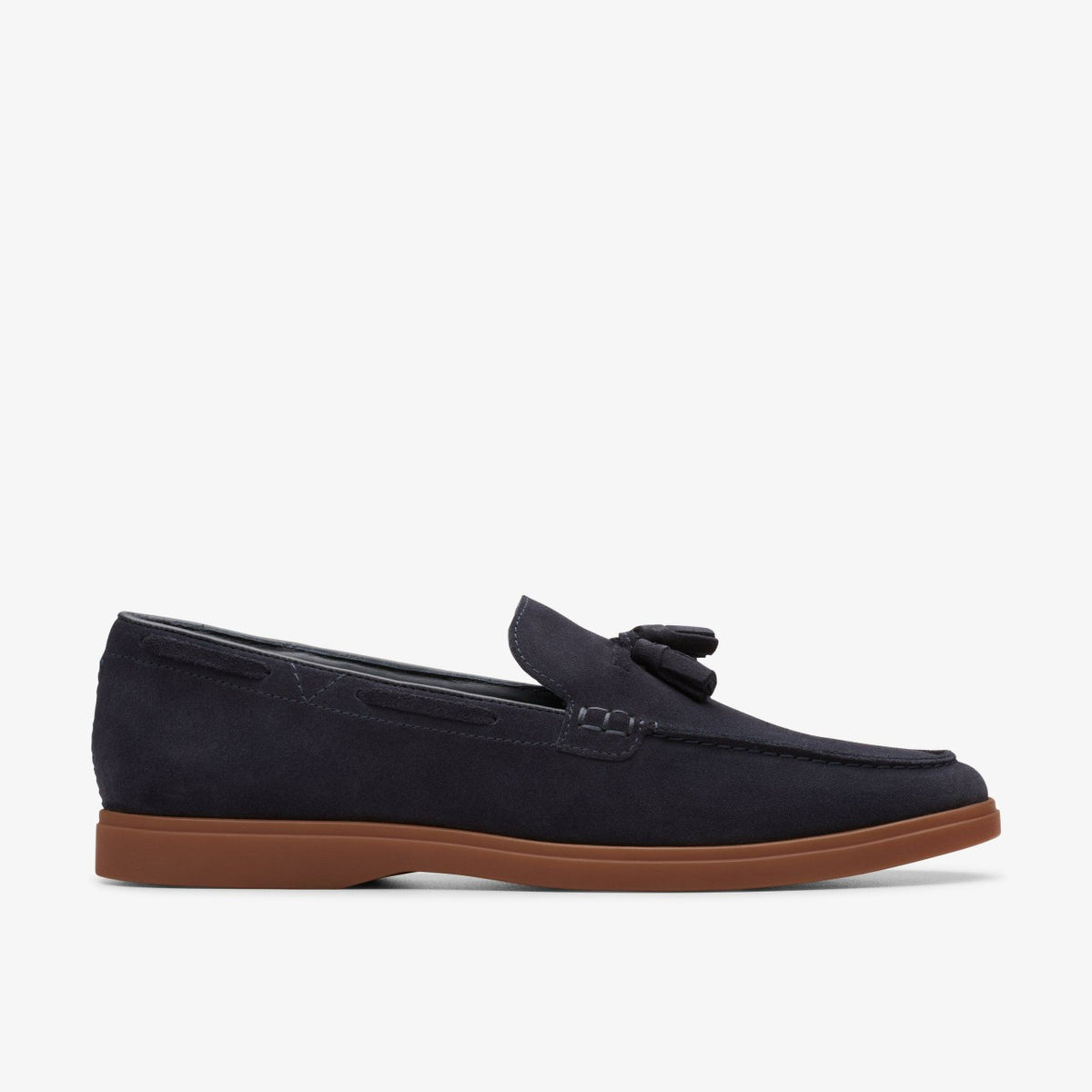 Torford Tassel Navy Suede - Clarks Men