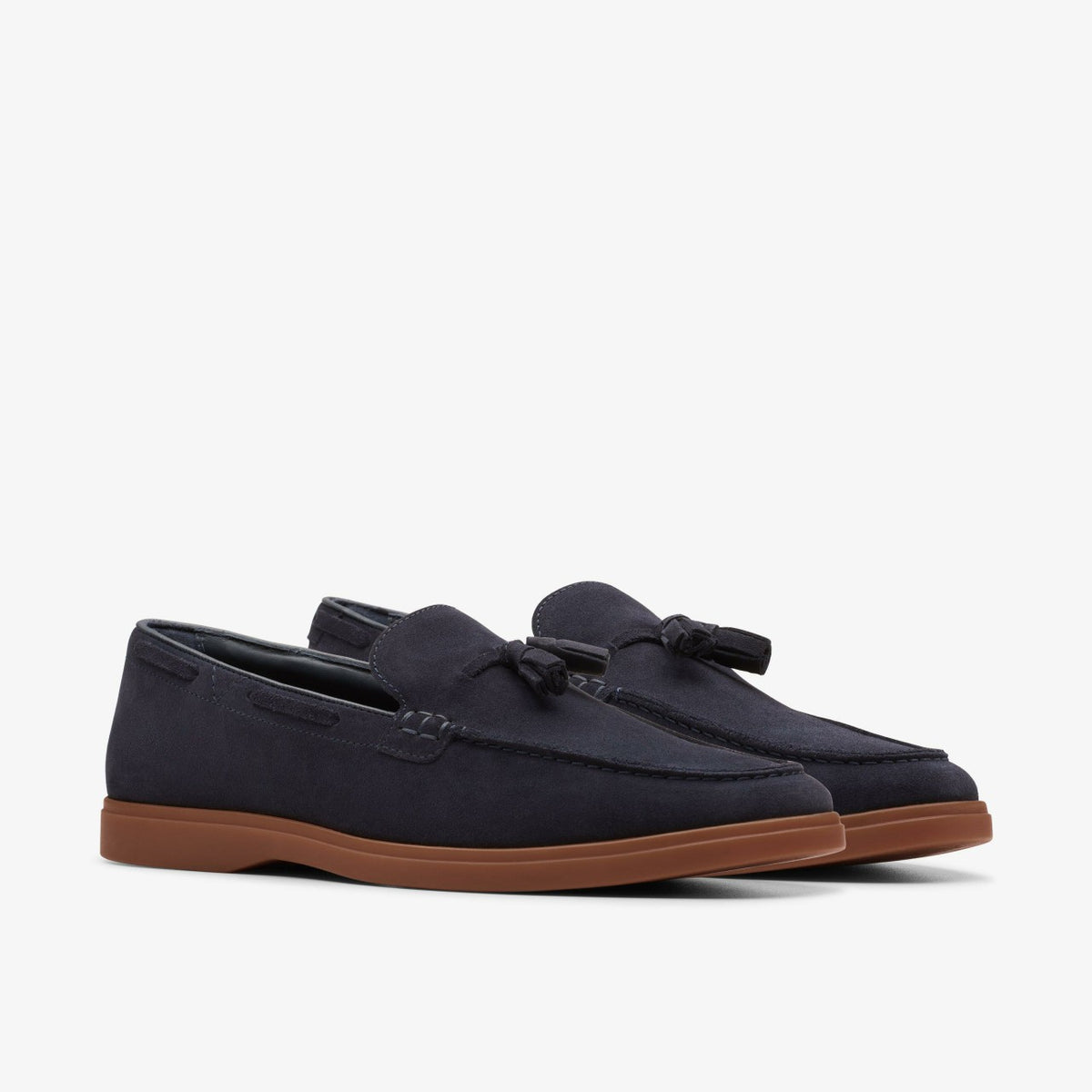 Torford Tassel Navy Suede - Clarks Men