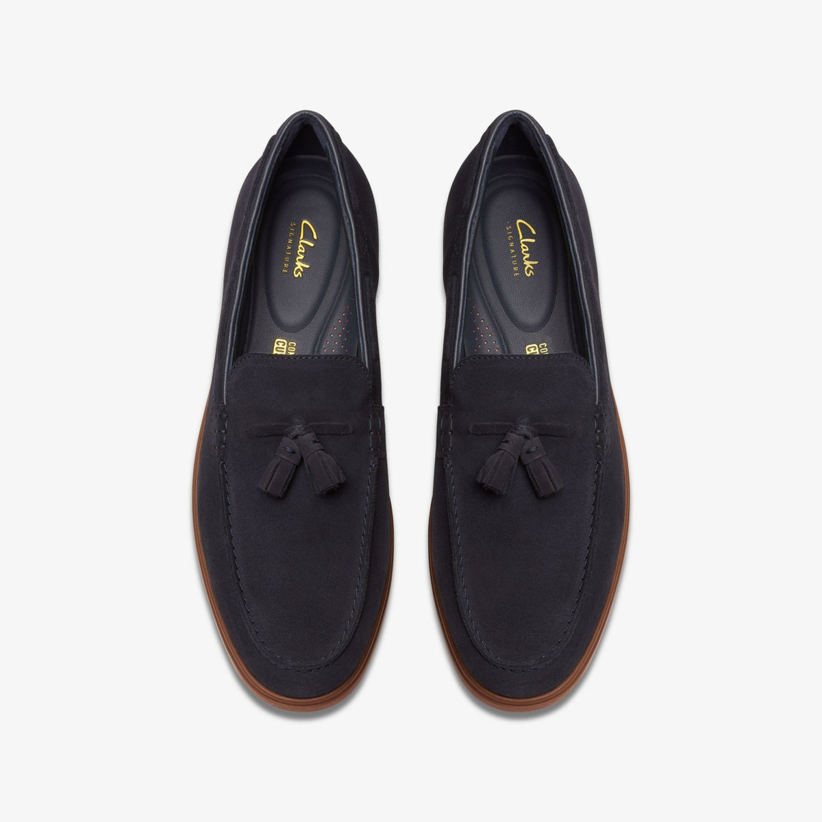 Torford Tassel Navy Suede - Clarks Men