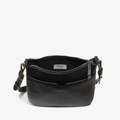 Topsham Willow Black Leather - Clarks Women