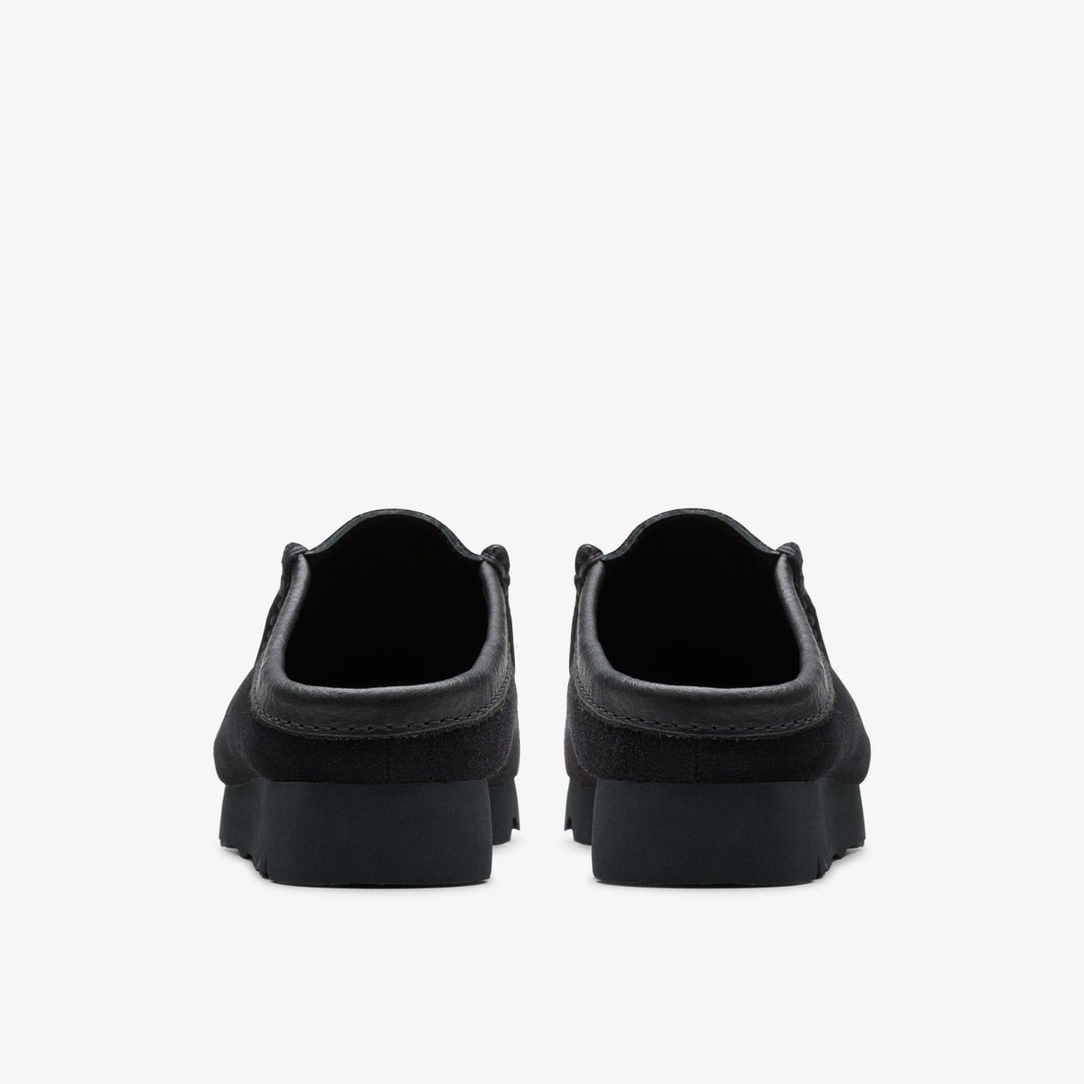 Wallabee Slip Black Suede - Clarks Men