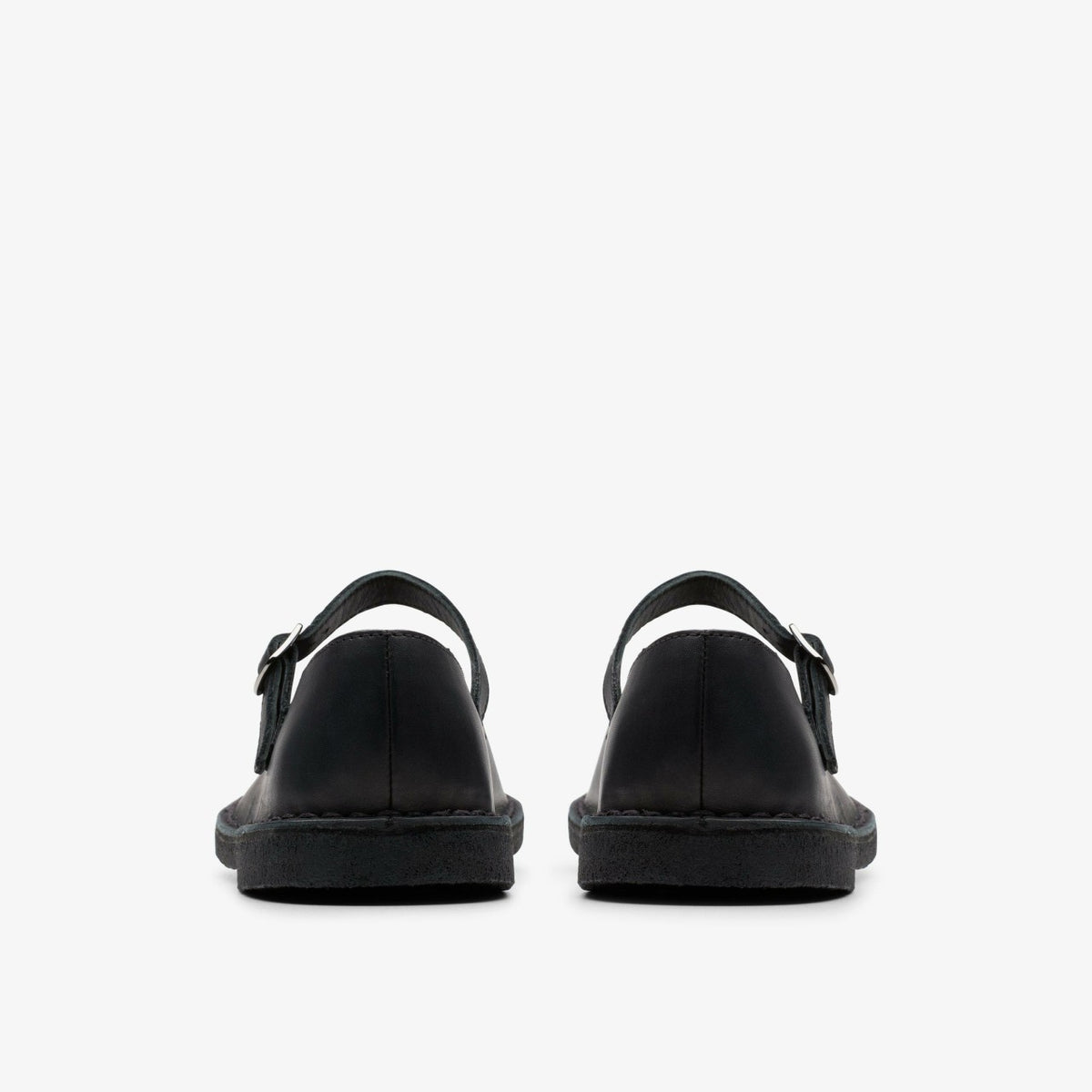 Desert Jane Black Leather - Clarks Women