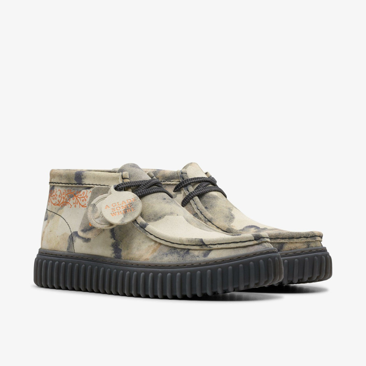 Torhill Tor Off White Camoflage - Clarks Men