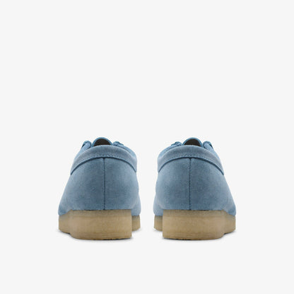 Wallabee Weave Powder Blue Suede - Clarks Women